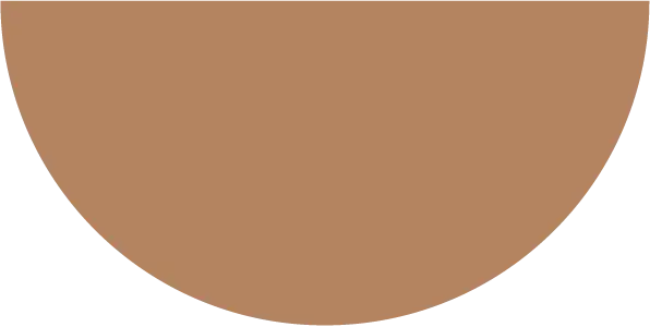 brown half circle